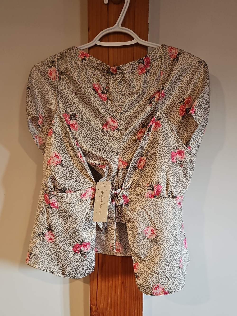 Floral Tie-Front PJ Set
